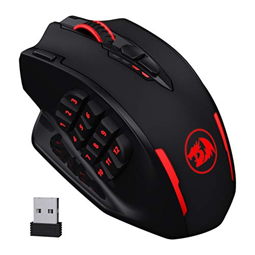Redragon M913 Impact Elite Wireless Gaming Mouse, 16000 DPI Wired
